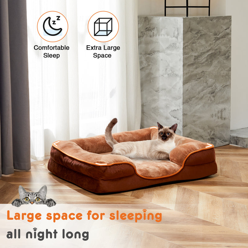 Memory Foam Pet Bed For Small Dogs & Cats