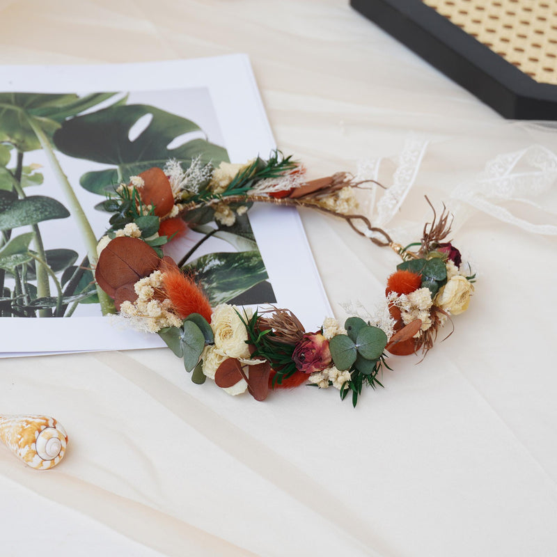 Gypsophila Crown, Dried Flower Crown