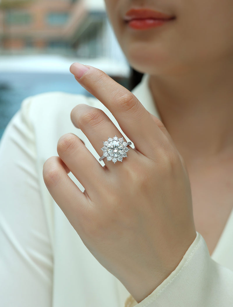 Sunflower - A Fashionable Diamond Jewelry Piece Set