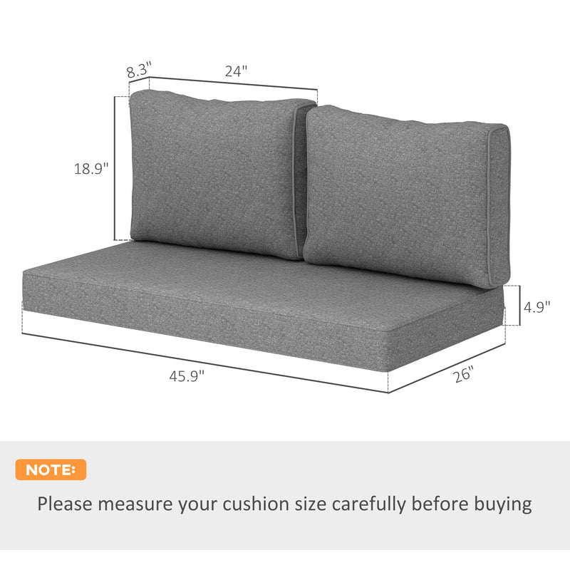 2 Seat Patio Furniture Cushions