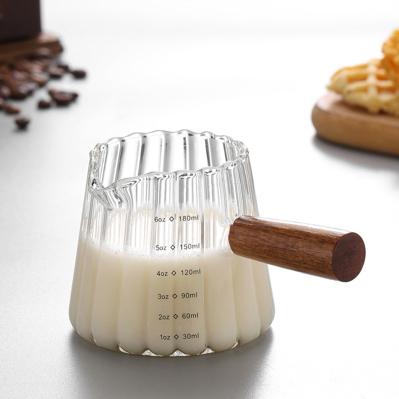 1 Pcs 180ml Mini Coffee Cup, Glass Milk Cup
