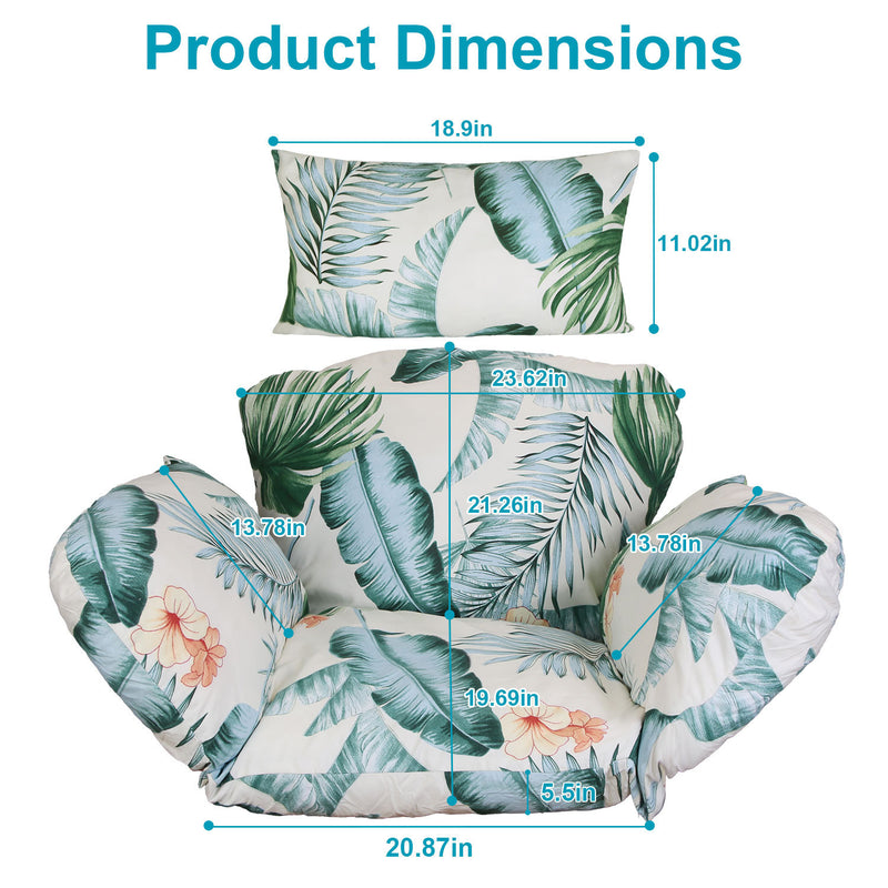 1Pc Egg Chair Cushion Hanging Basket Seat Cushion