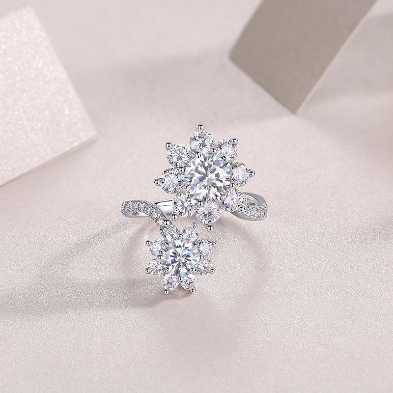 Petal Morning Dew - A Fashionable Diamond Jewelry Piece Set