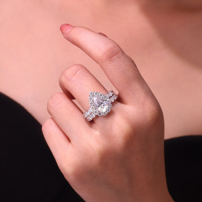 Devoted Dew - Fashionable Men's And Women's Ring And Ring Jewelry Set