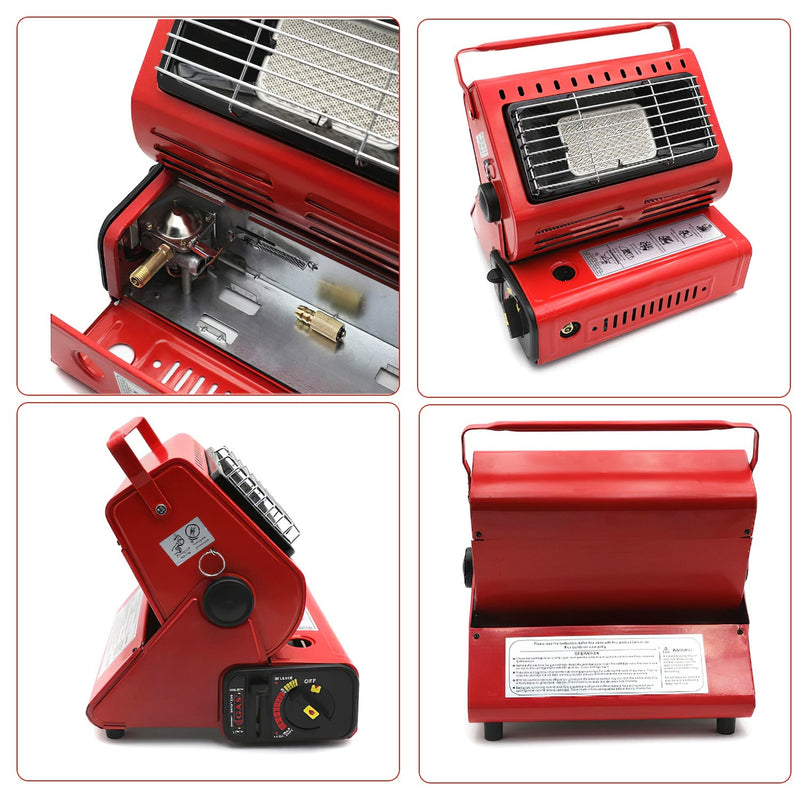 1Pc 2 In 1 Portable Butane Burner Heater