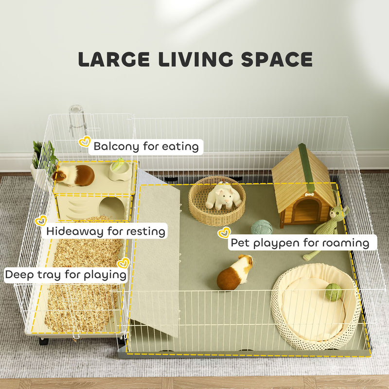 Small Animal Cage With Removable Pet Playpen