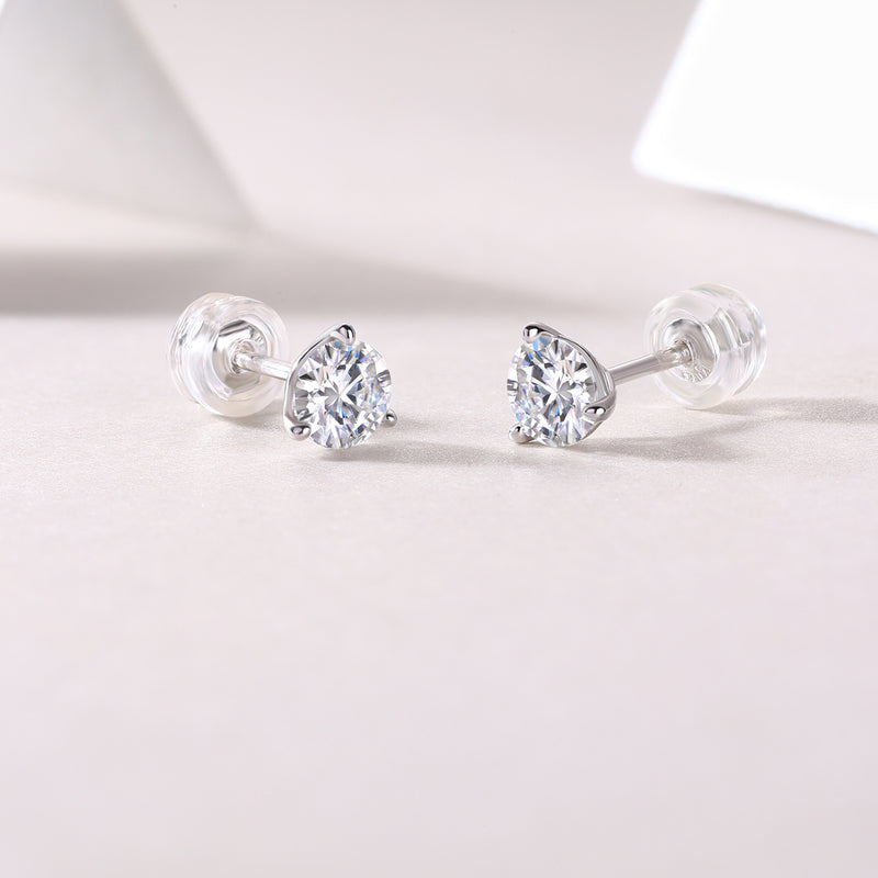 Freeze Frame Luxury Fashion Diamond Earrings Stud Set