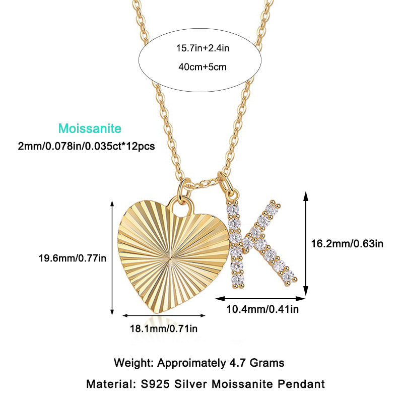 Heart Secret - A Fashionable And Trendy Necklace Pendant Diamond Jewelry Necklace Set