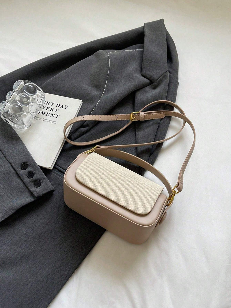 Women's Fashion Trapezoid Handbag With Top Handle