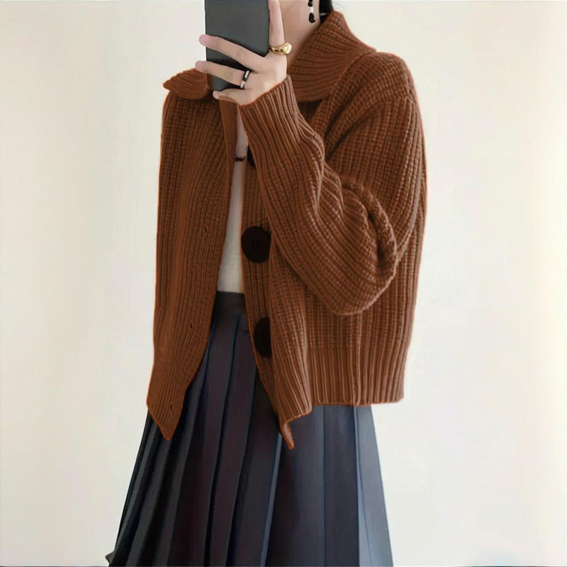 Women's Solid Color Free Size Sweater