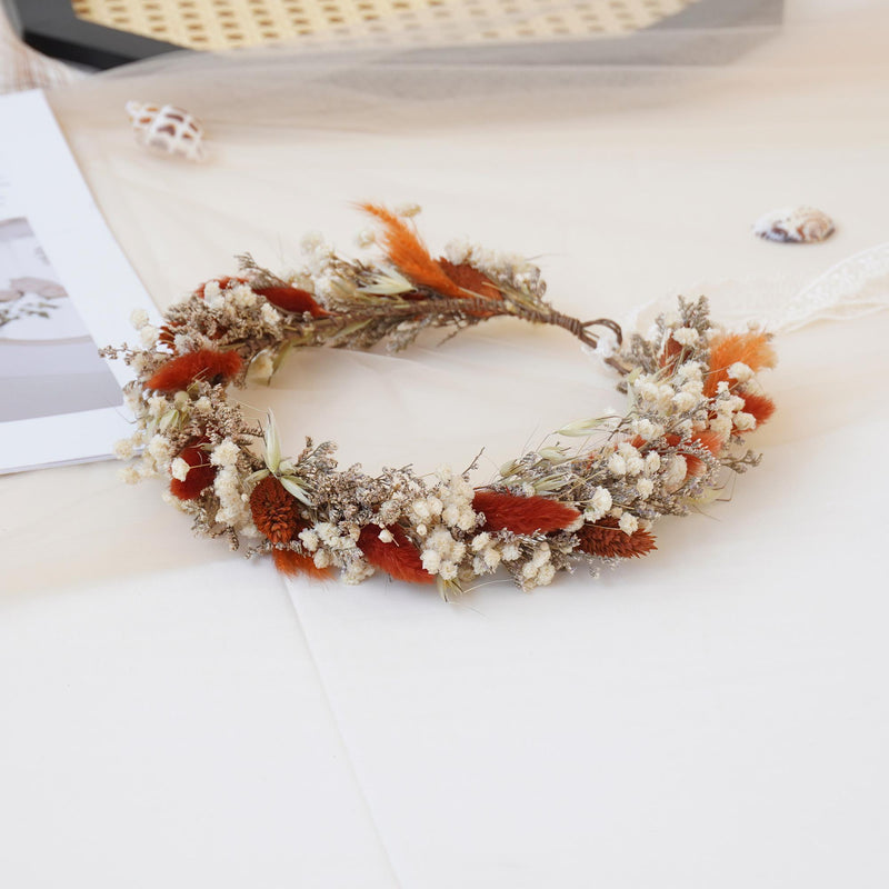 Gypsophila Crown, Dried Flower Crown