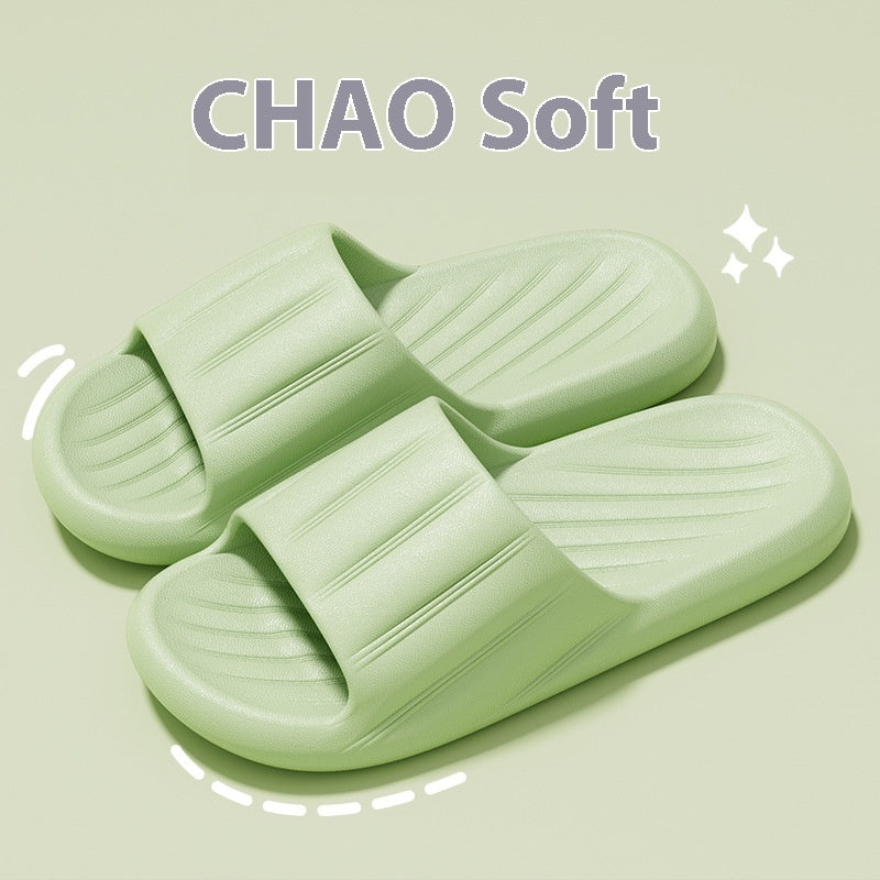 Summer Thick Bottom Non-slip Bathroom Slipper Women Men Couples Shoes