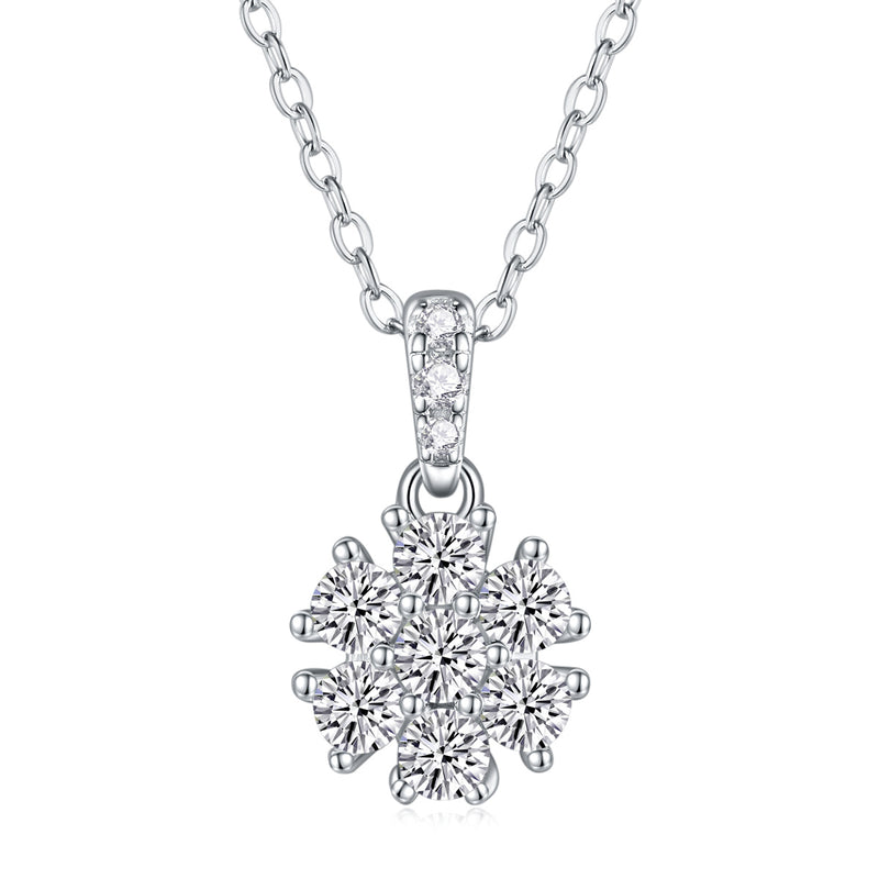 Snowflake Dance - A Fashionable And Luxurious Diamond Jewelry Pendant Set