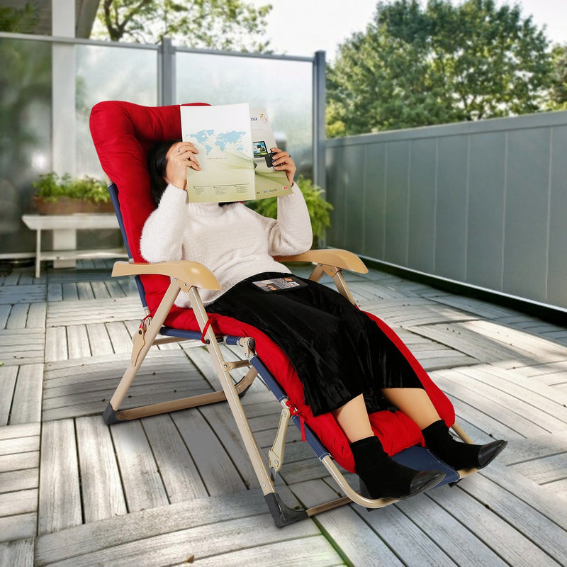 1Pc Chaise Lounger Cushion