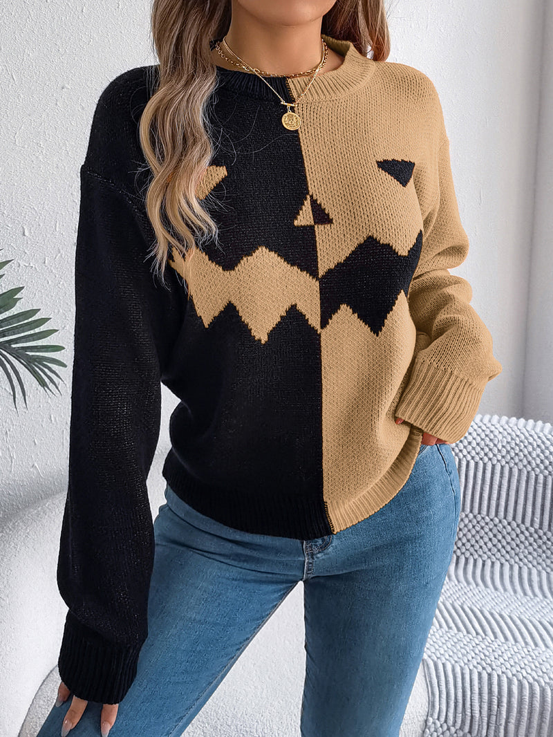 Long Sleeve Pullover Sweater Women's Clothing