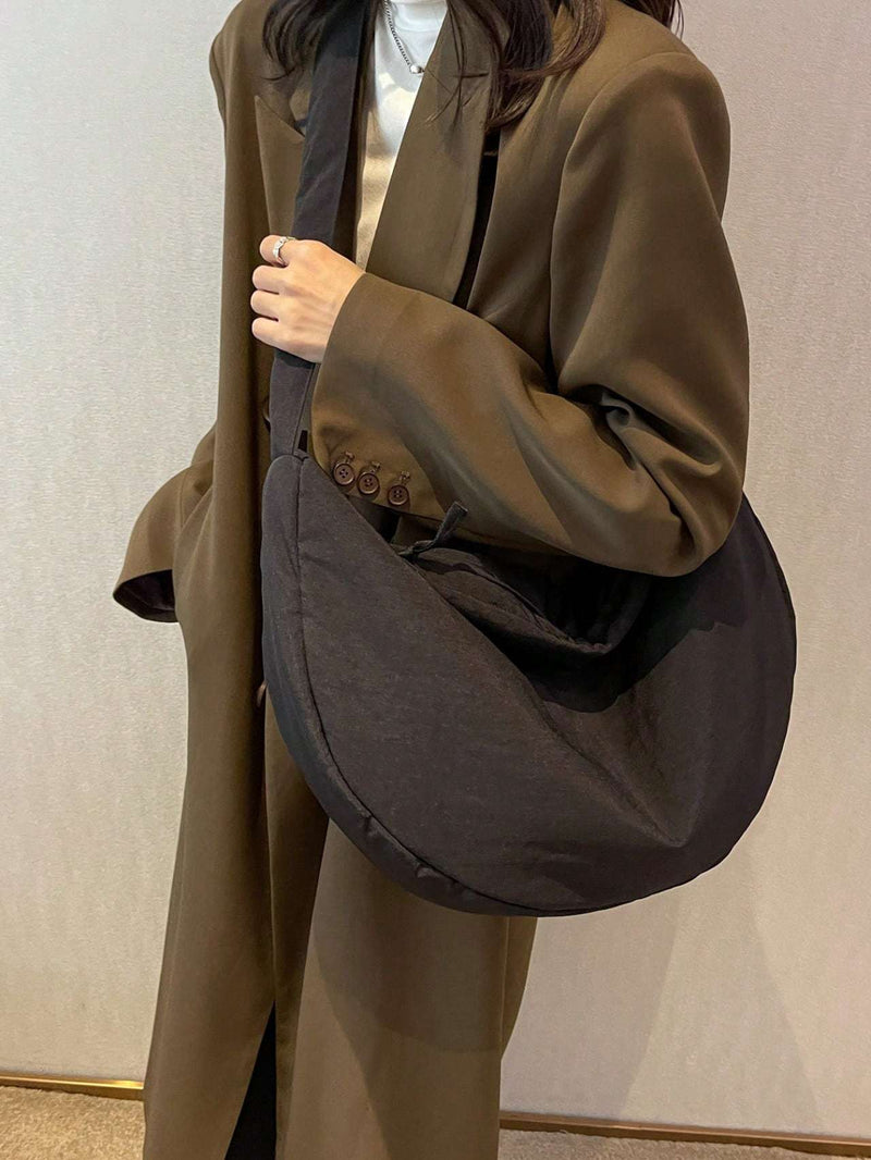 Nylon Bag Women's Single Shoulder Large Capacity Student Class Cloth Bag