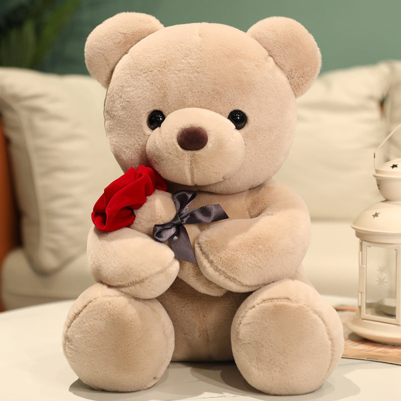 New Lovely Hug Roses Teddy Bear