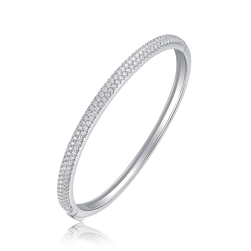 Monologue Luxury Fashion Set Mosan Diamond S925 Silver Bracelet