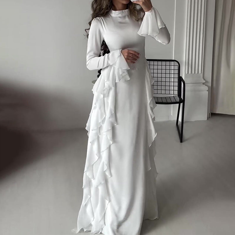 Women's Round-neck Flared Sleeves