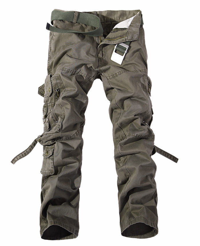 Men's Multi-pocket Cargo Pants Washed Hot Sale