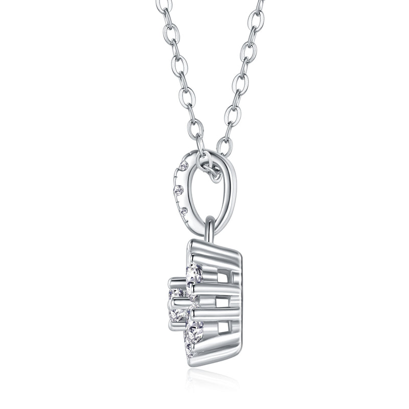 Snowflake Dance - A Fashionable And Luxurious Diamond Jewelry Pendant Set