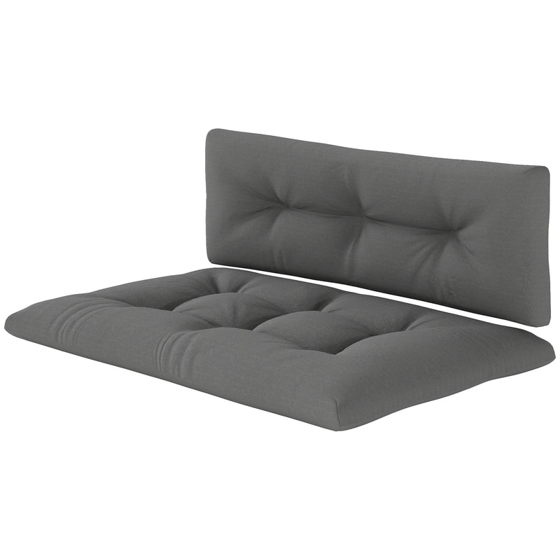 2 Seater Pallet Cushions Outdoor 3.9 Thick Replacement Cushions