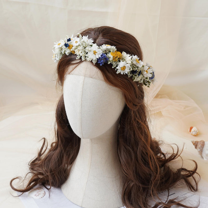 Gypsophila Crown, Dried Flower Crown