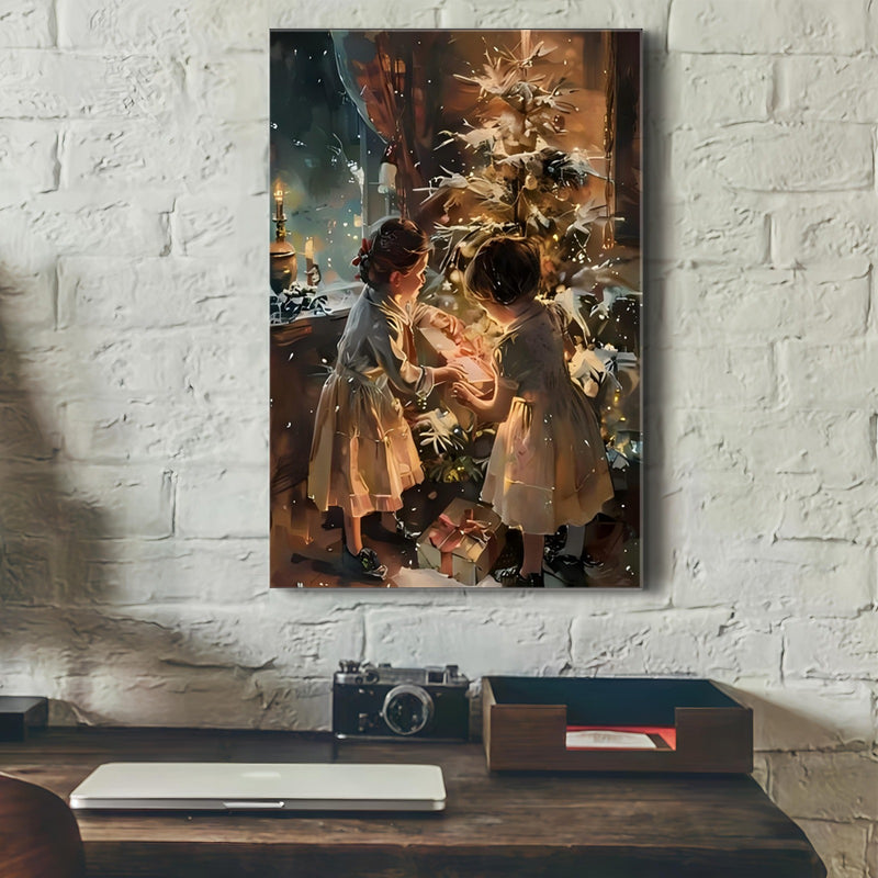 1pc Wrapped Canvas Painting, Wall Decor Living Room
