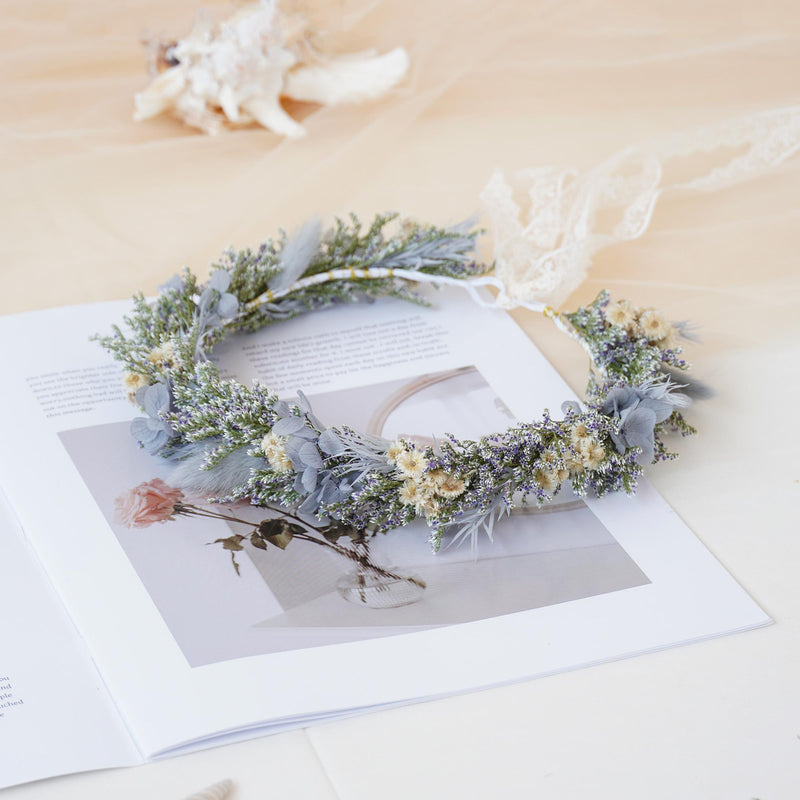 Handmade Natural Dried Flower Corsage Starry Crown
