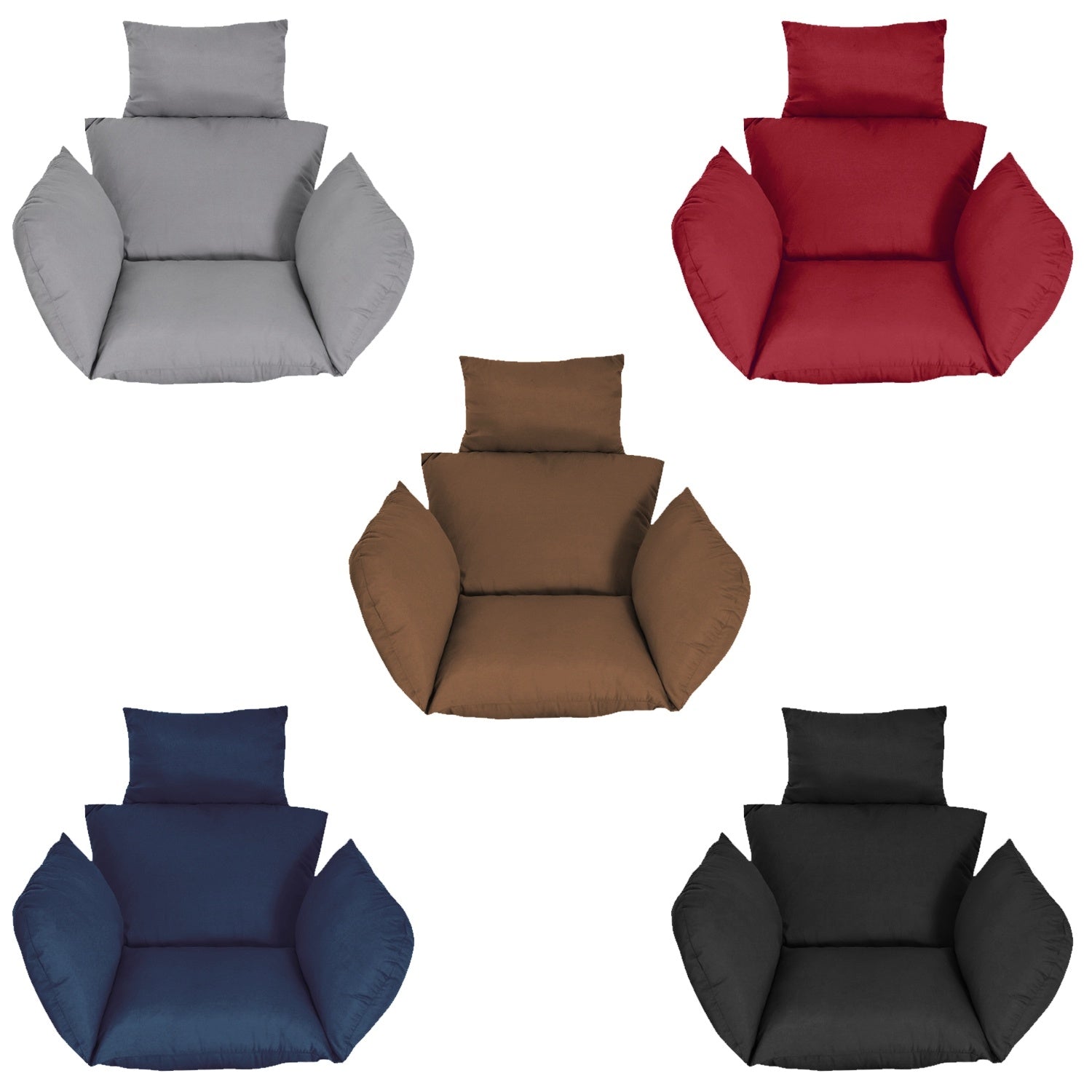 1Pc Egg Chair Cushion Hanging Basket Seat Cushion