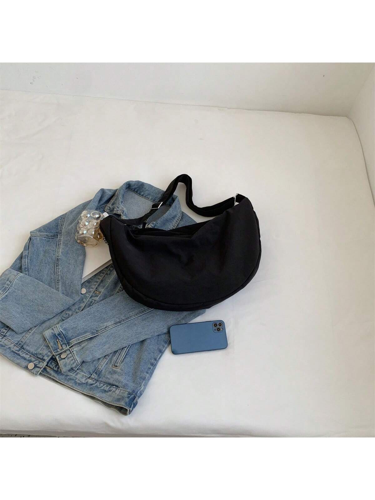 Nylon Bag Women's Single Shoulder Large Capacity Student Class Cloth Bag