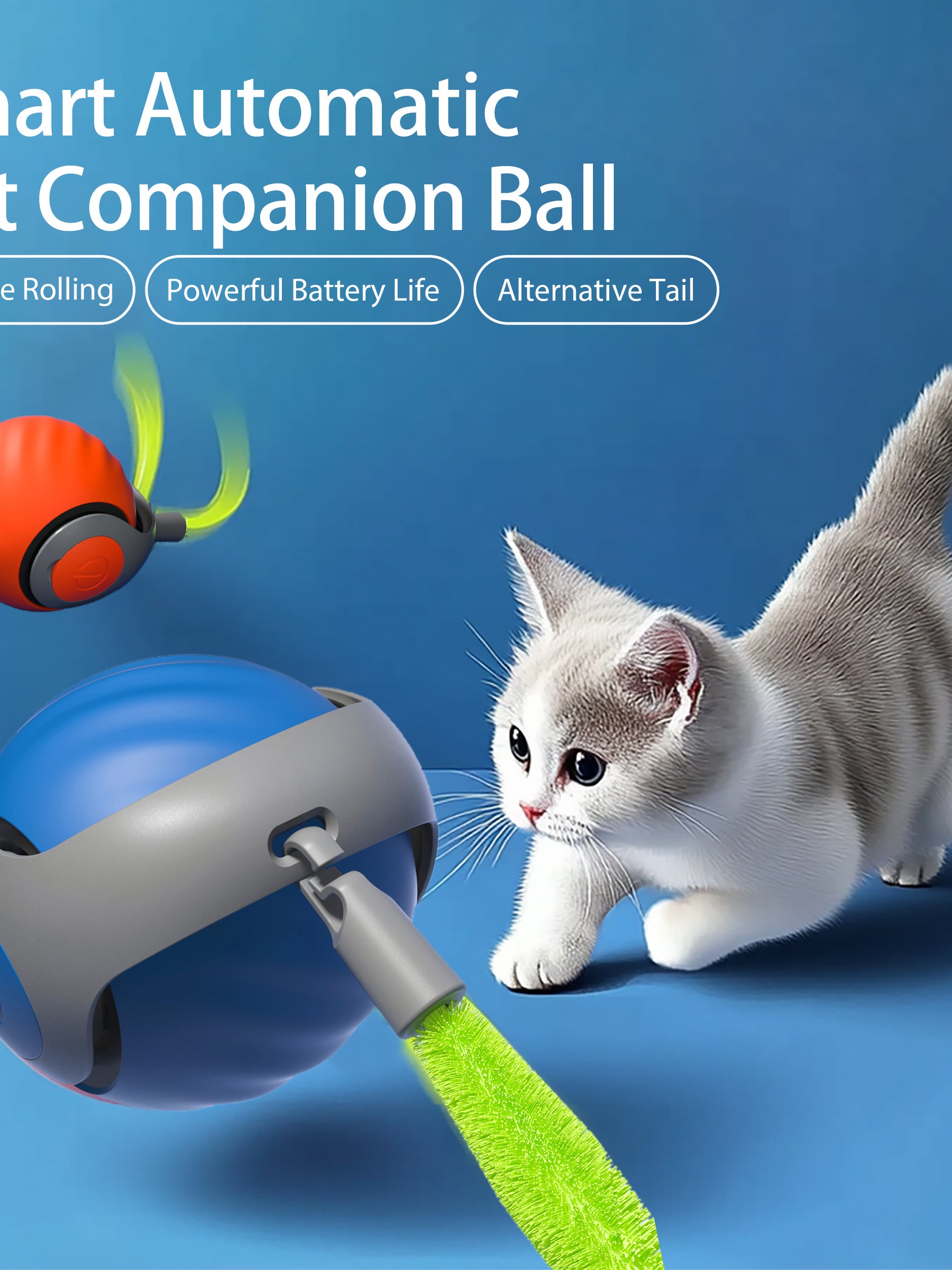 2025 Smart Interactive Cat Ball