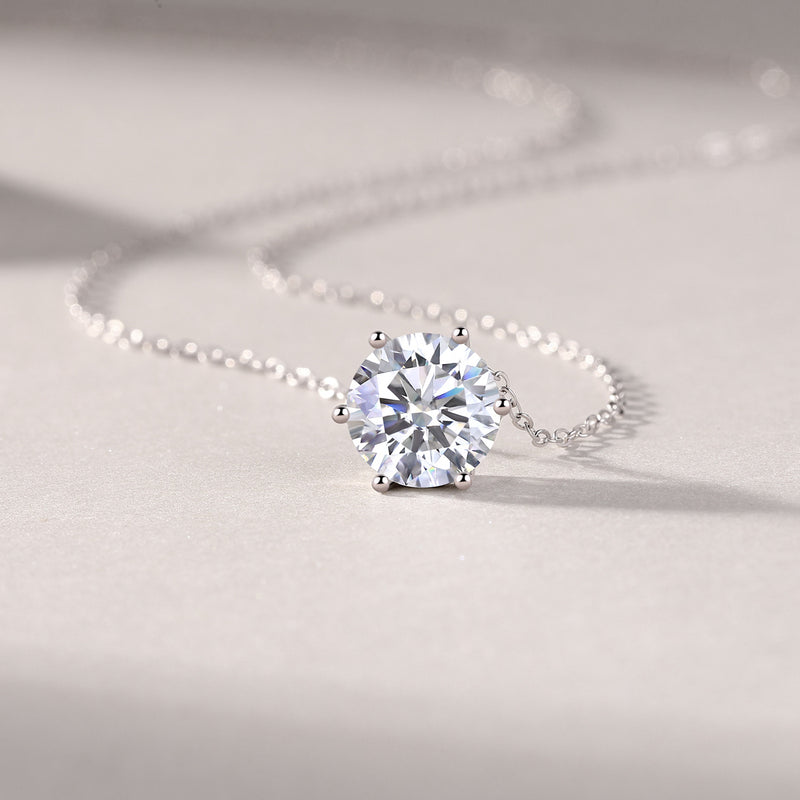Afternoon Rose - A Fashionable And Luxurious Diamond Jewelry Pendant Set