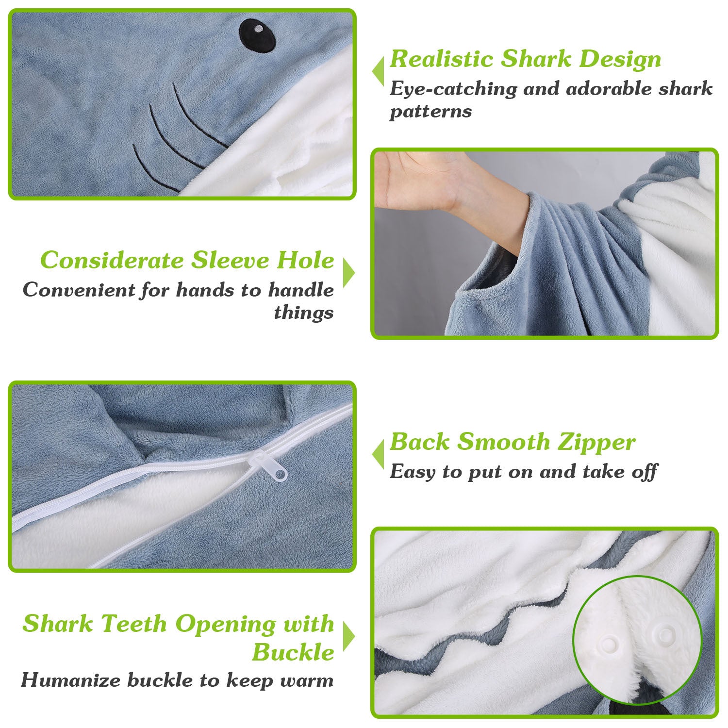 Wearable Shark Sleeping Bag