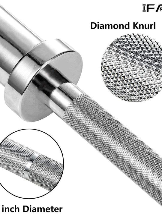 Barbell Rod Suitable For 2 'Olympic' Weight Plates