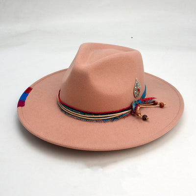 Wool-like Autumn And Winter Felt Cap