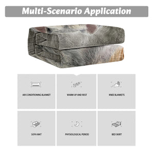 Schnauzer Flannel Blankets Cozy Blanket