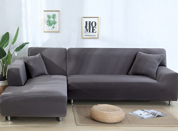 Solid Corner Sofa Covers Couch