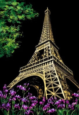 Decorative painting scratch scraping painting drawing
