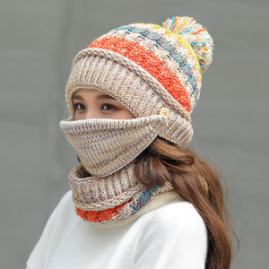 Stylish winter knitted hat