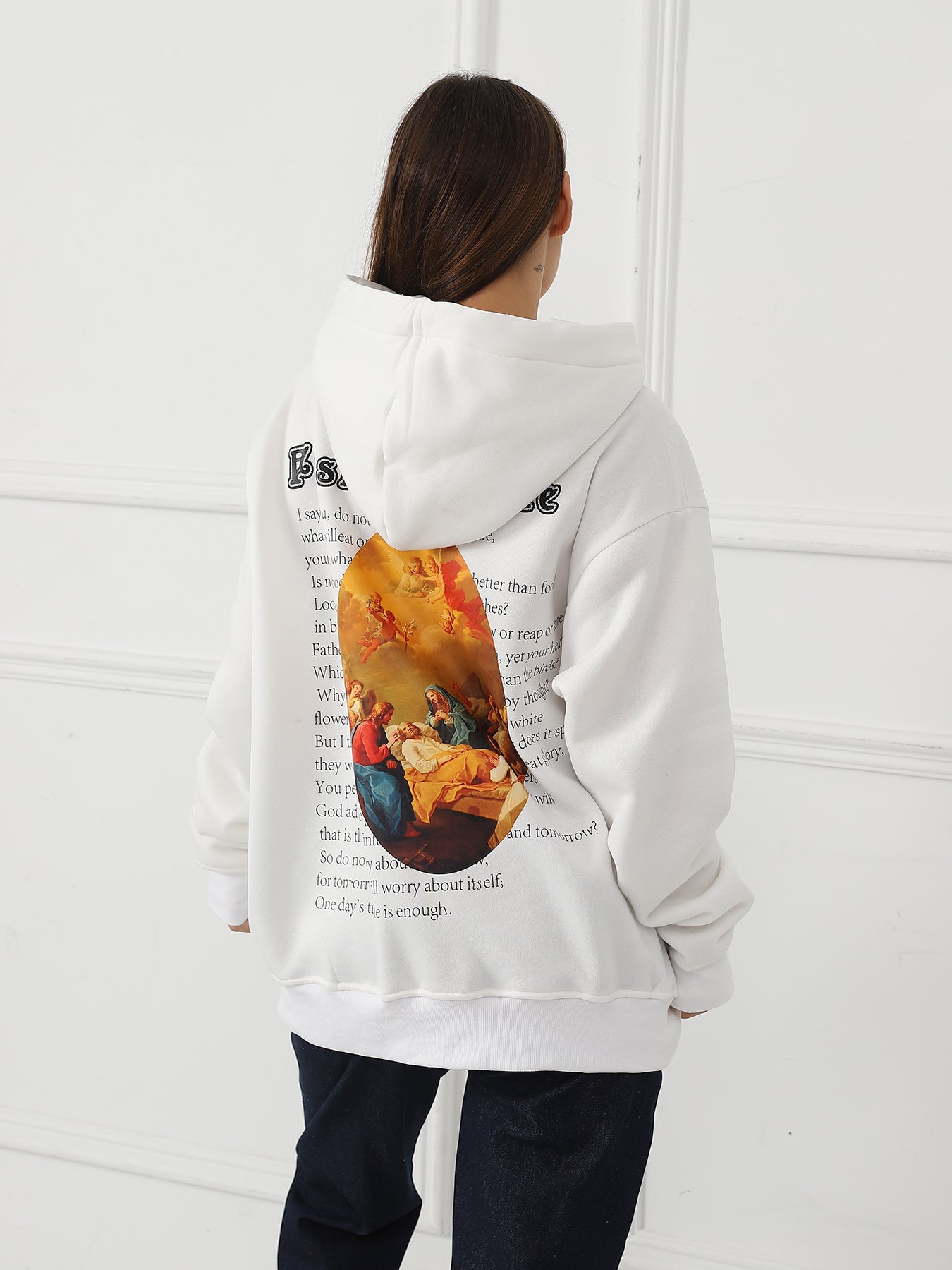 Women's Fashionable Casual Printed Hoodie