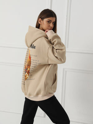 Women's Fashionable Casual Printed Hoodie