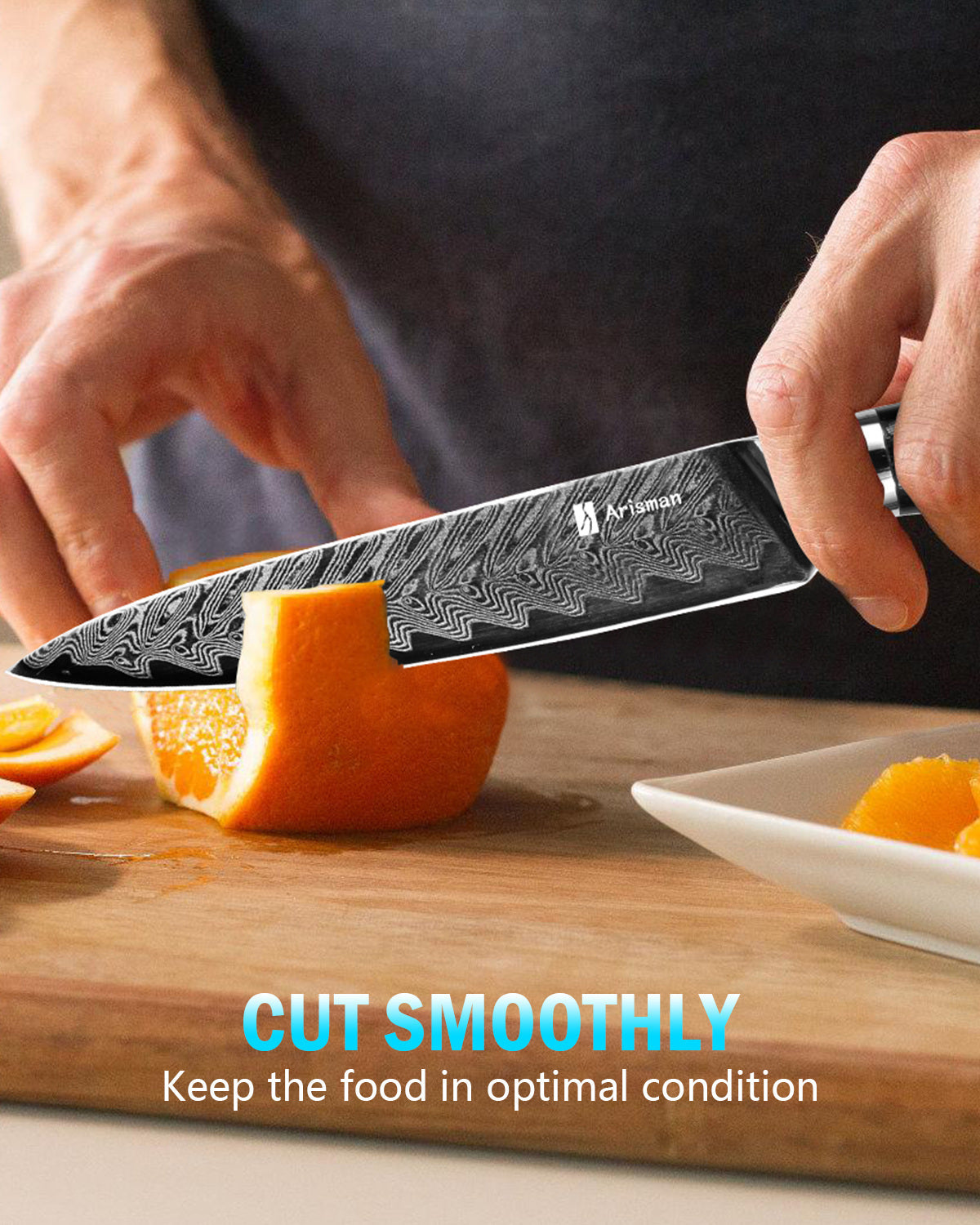 5 Inch Utility Knife, Japanese Damascus Steel Paring Knife