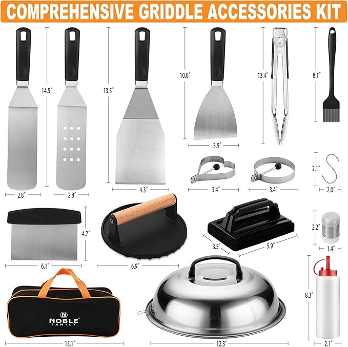 27 PCS Griddle Accessories Kit, Flat Top Grill Accessories Set For Camping