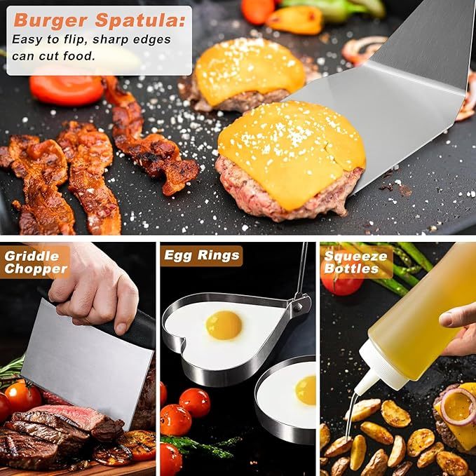 27 PCS Griddle Accessories Kit, Flat Top Grill Accessories Set For Camping