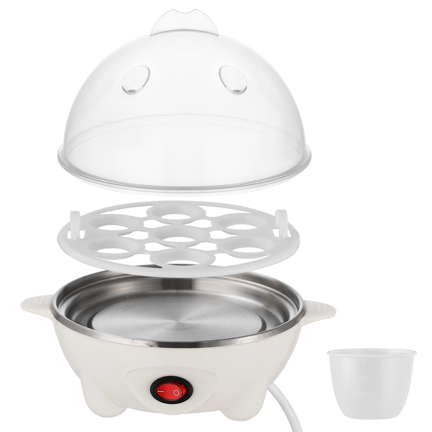 1Pc Electric Egg Cooker 7-Capacity Hard-Boiled Egg Maker