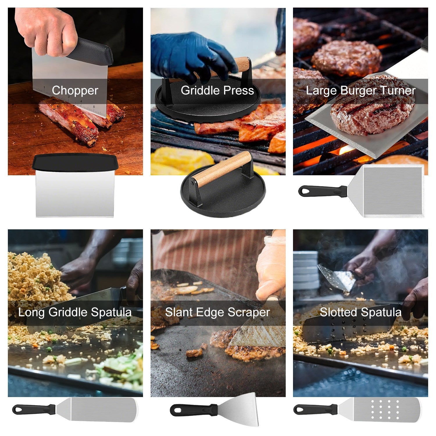 31Pcs Griddle Accessories Kit Flat Top Grill Accessories For Camp Chef Bag