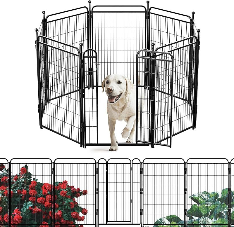 Gardner Pet Dog Fence Indoor And Outdoor Small And Medium Dog Foldable