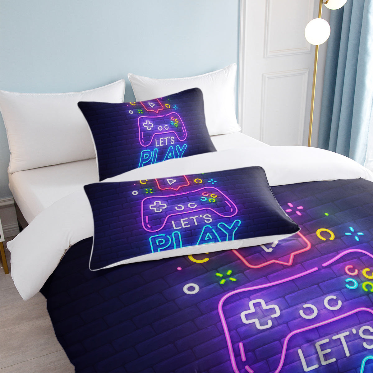 Gaming Duvet Cover Set Twin Full Queen King Size