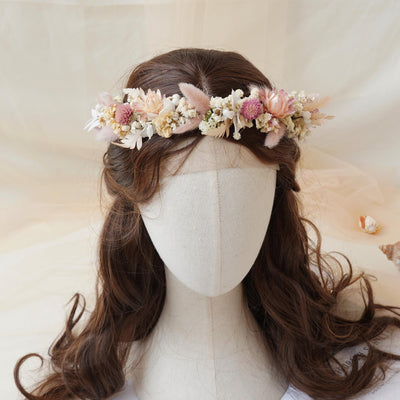 Gypsophila Crown, Dried Flower Crown